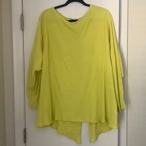 Yellow Free People Sweater